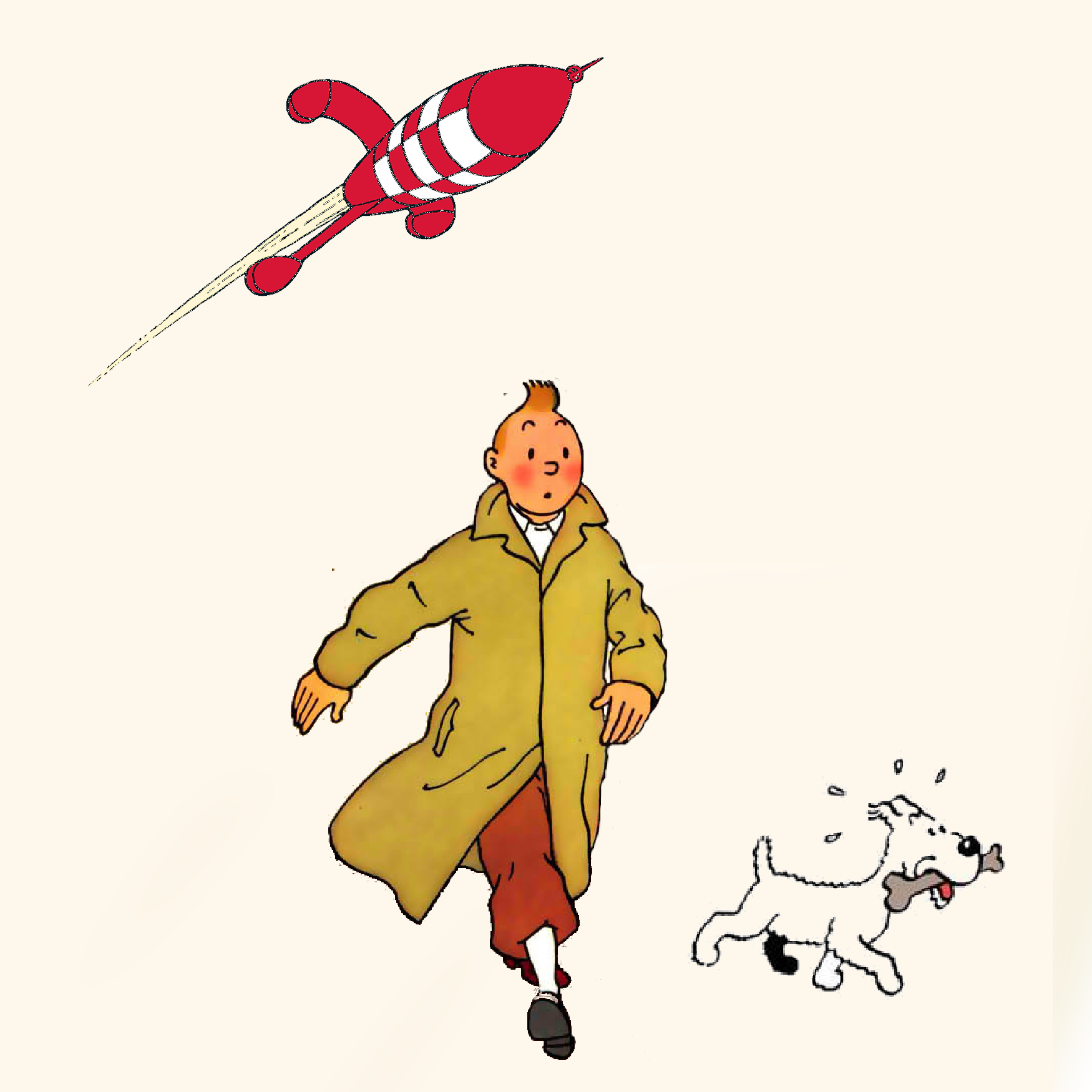 TINTIN La Case Au Tresor