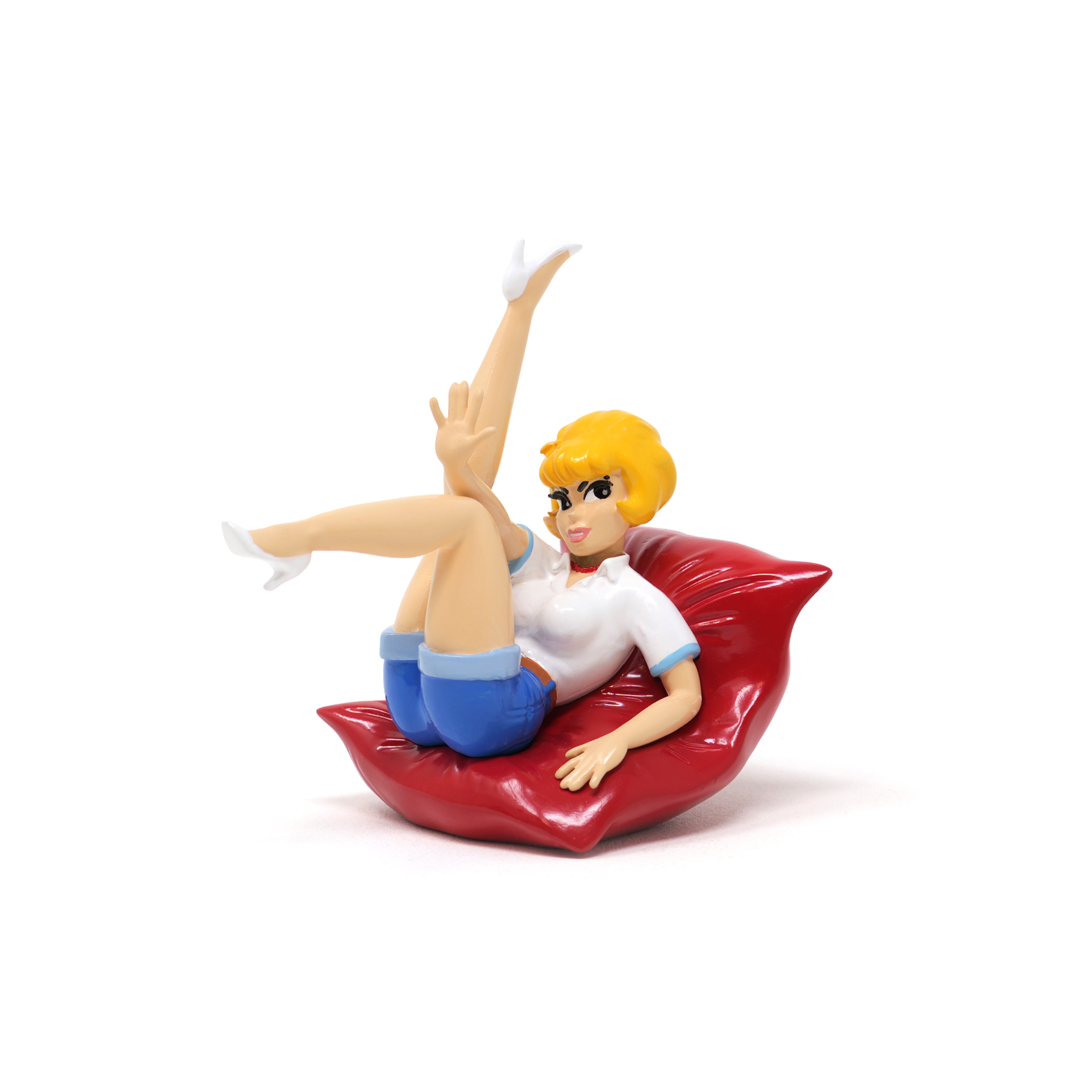 Natacha sur le coussin - Figurine Pixi La Case Au Tresor