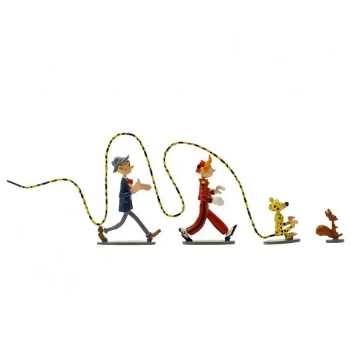 4 HEROS DANS LE VENT: SPIP MARSU SPIROU ET FANTASIO - La Case Au Tresor