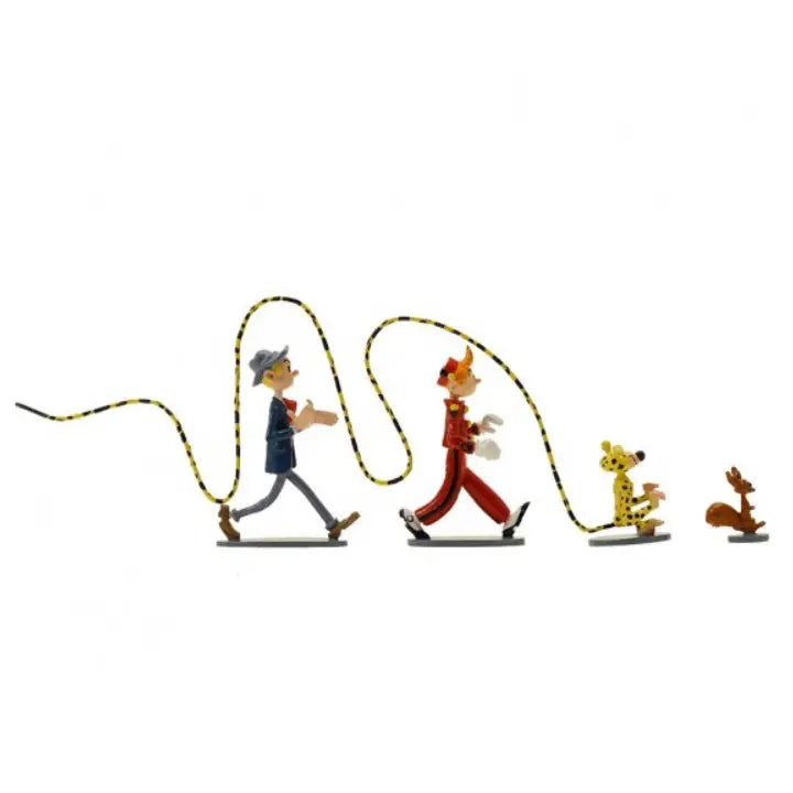 4 HEROS DANS LE VENT: SPIP MARSU SPIROU ET FANTASIO Pixi