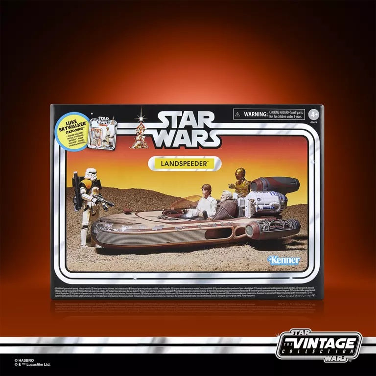 Boîte Landspeeder Star Wars Kenner style vintage années 1980