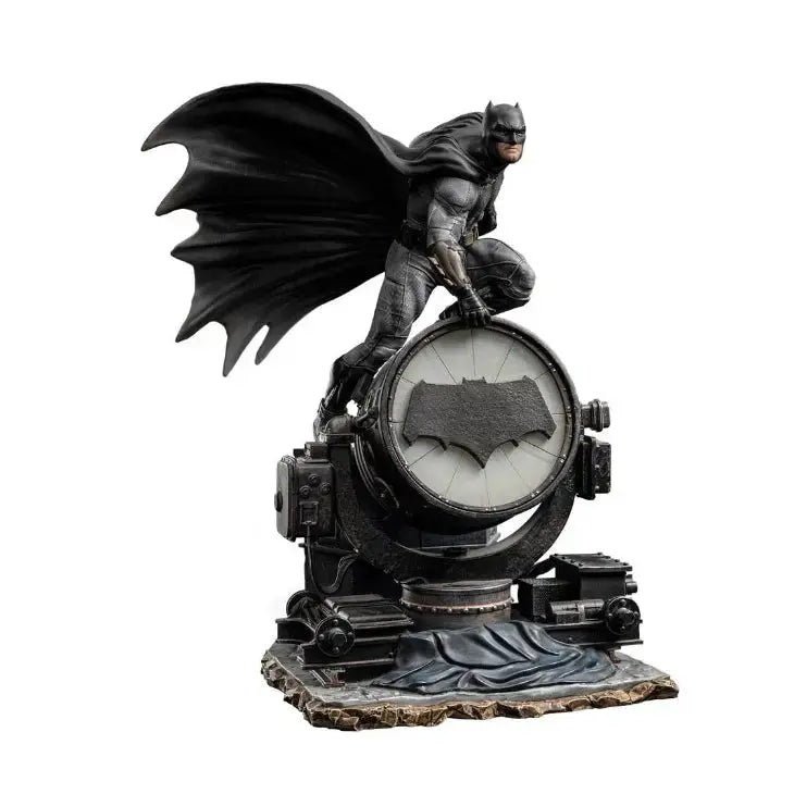 FIGURINE DC COMICS: BATMAN ON BATSIGNAL 28CM ZACK SNYDER'SJUSTICE LEAGUE STATUETTE 1/10 DELUXE ART SCALE - La Case Au Tresor