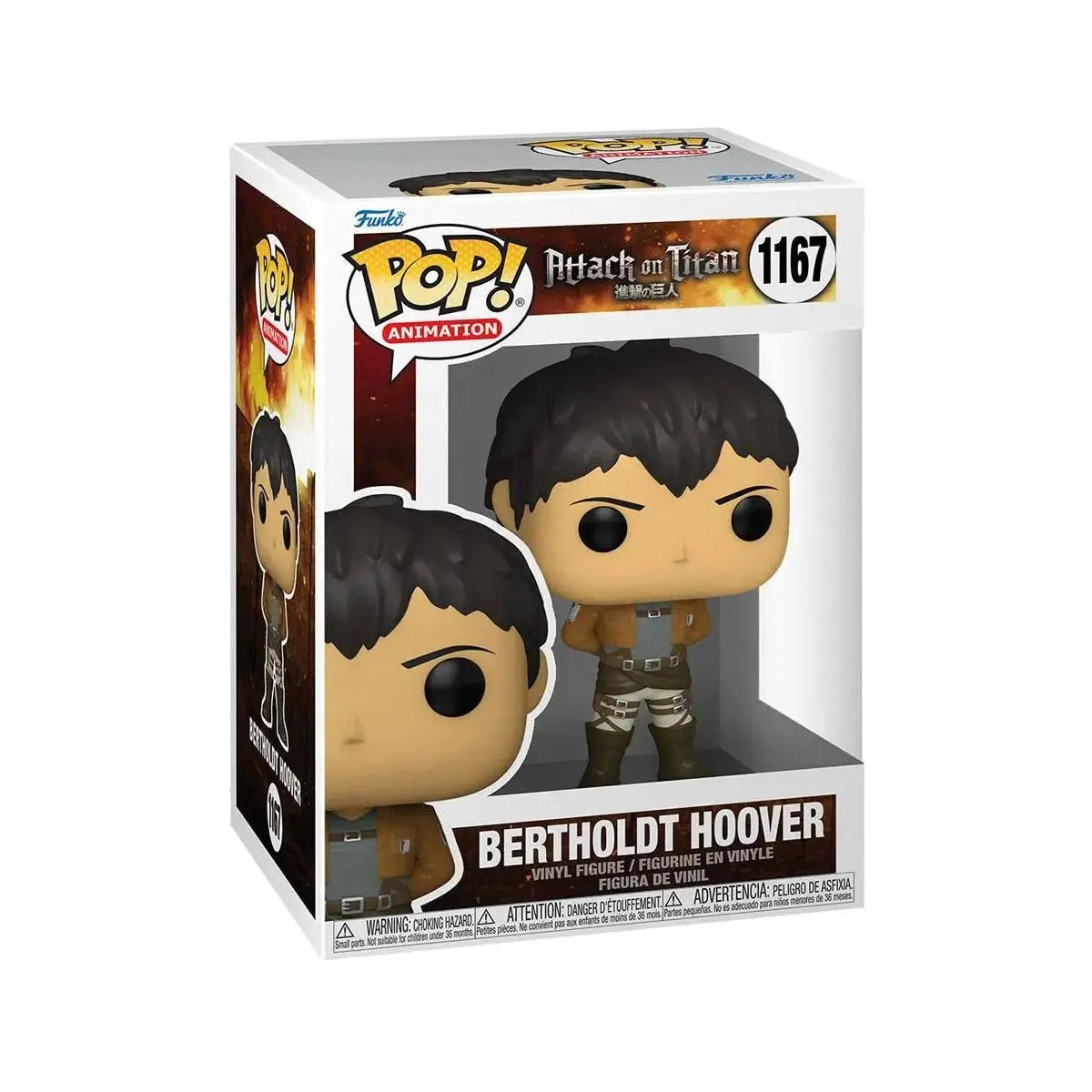 FIGURINE POP: L'ATTAQUE DES TITANS - BERTHOLDT HOOVER - La Case Au Tresor