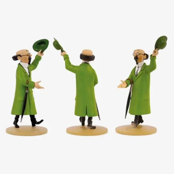 Figurine TINTIN : Tournesol salue au chapeau Tintinimaginatio