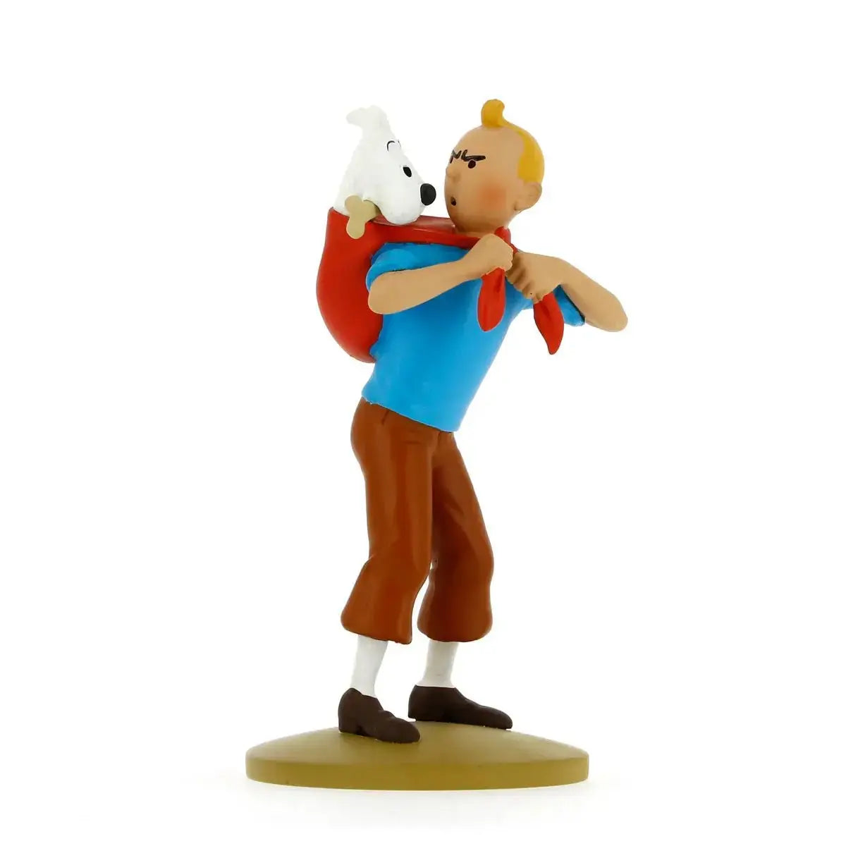 Figurine Tintin : Tintin ramène Milou - La Case Au Tresor