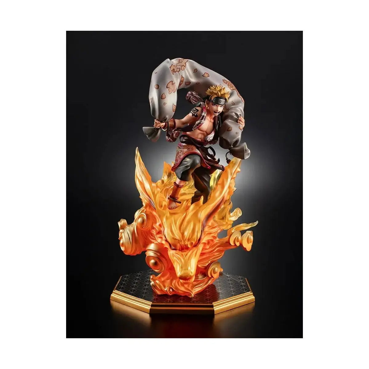 NARUTO SHIPPUDEN FIGURINE PRECIOUS G.E.M. SERIES NARUTO UZUMAKI WIND GOD - La Case Au Tresor