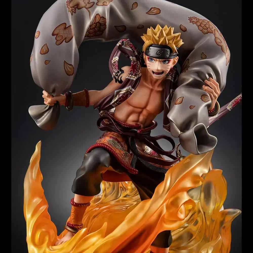 NARUTO SHIPPUDEN FIGURINE PRECIOUS G.E.M. SERIES NARUTO UZUMAKI WIND GOD - La Case Au Tresor