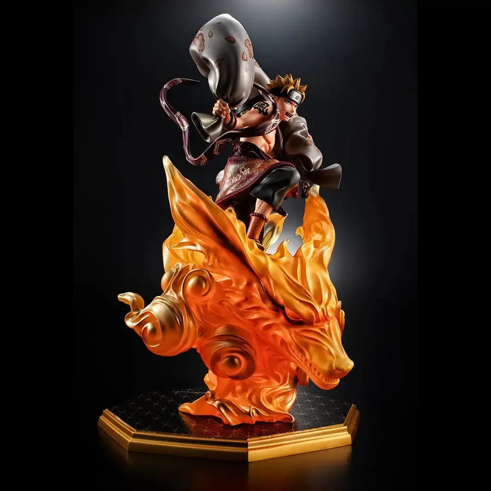 NARUTO SHIPPUDEN FIGURINE PRECIOUS G.E.M. SERIES NARUTO UZUMAKI WIND GOD - La Case Au Tresor
