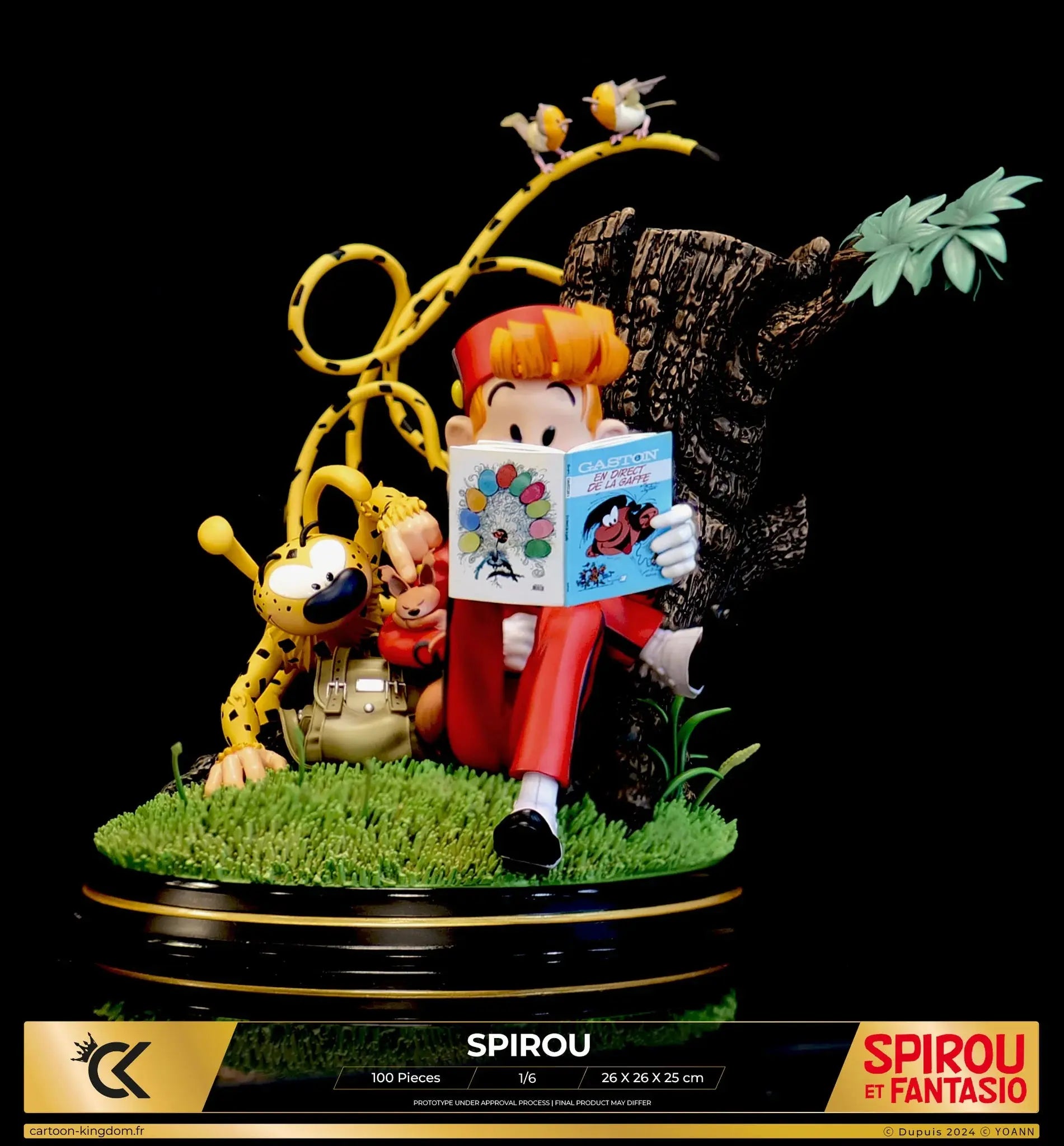 SPIROU - MARSUPILAMI - HOMMAGE A FRANQUIN 1/6e (100 EX) ID9