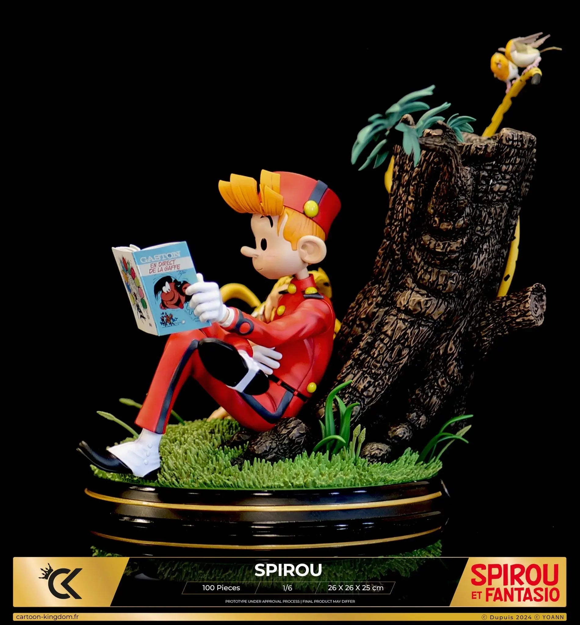 SPIROU - MARSUPILAMI - HOMMAGE A FRANQUIN 1/6e (100 EX) ID9