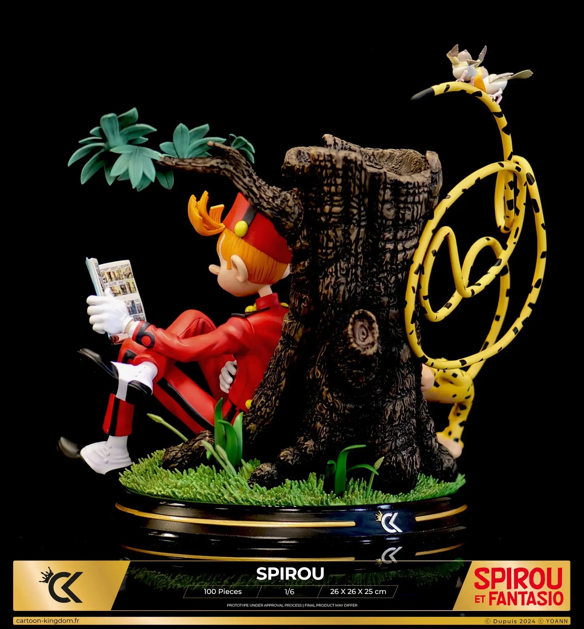 SPIROU - MARSUPILAMI - HOMMAGE A FRANQUIN 1/6e (100 EX) ID9