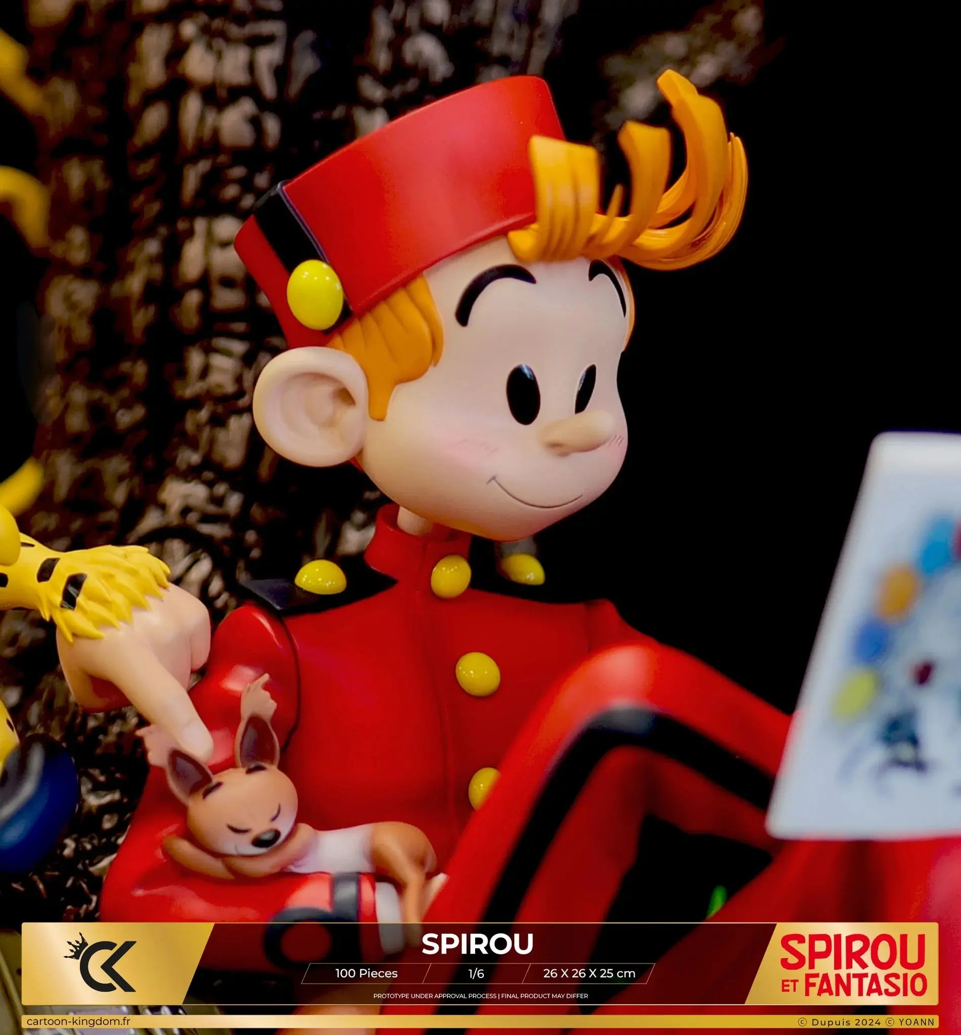 SPIROU - MARSUPILAMI - HOMMAGE A FRANQUIN 1/6e (100 EX) ID9