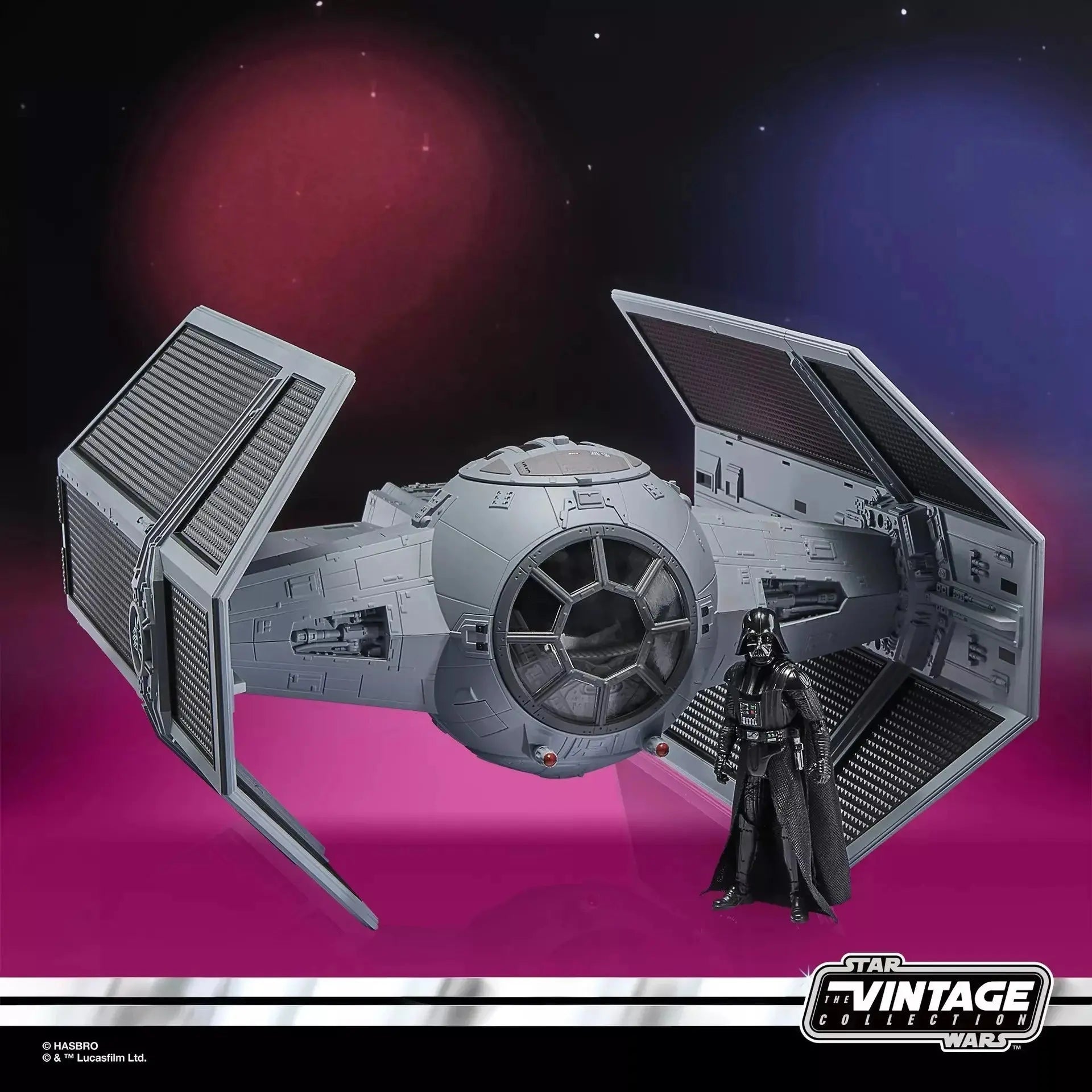 STAR WARS - DARK VADOR ET TIE AVANCE - FIGURINE HASBRO VINTAGE COLLECTION - La Case Au Tresor