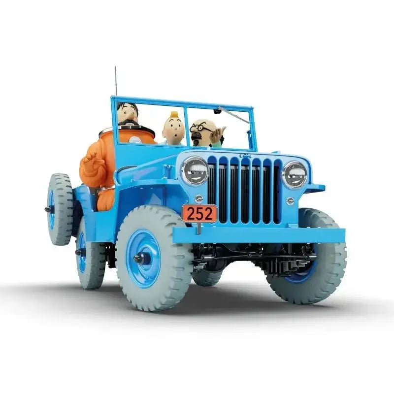 Tintin - La Jeep Bleue "Objectif Lune" 1:8 - La Case Au Tresor