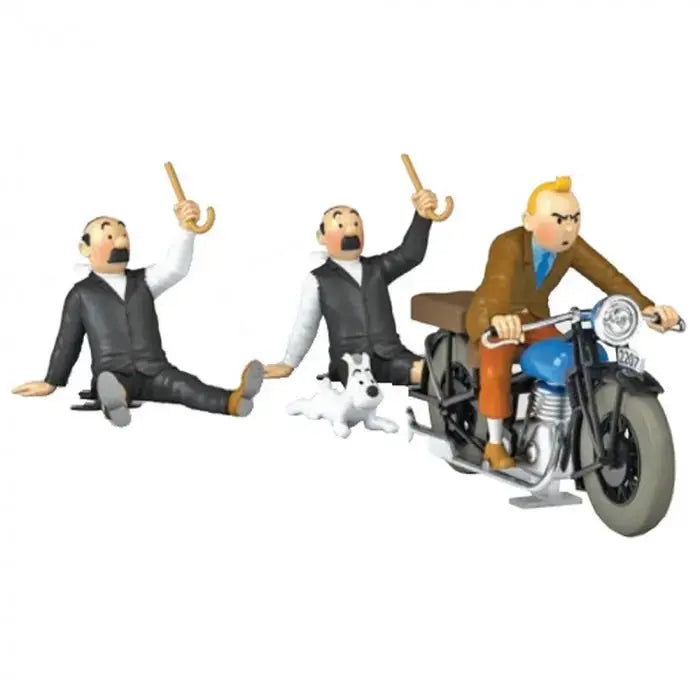 VEHICULE TINTIN: LA MOTO DE TINTIN 1/24 - La Case Au Tresor