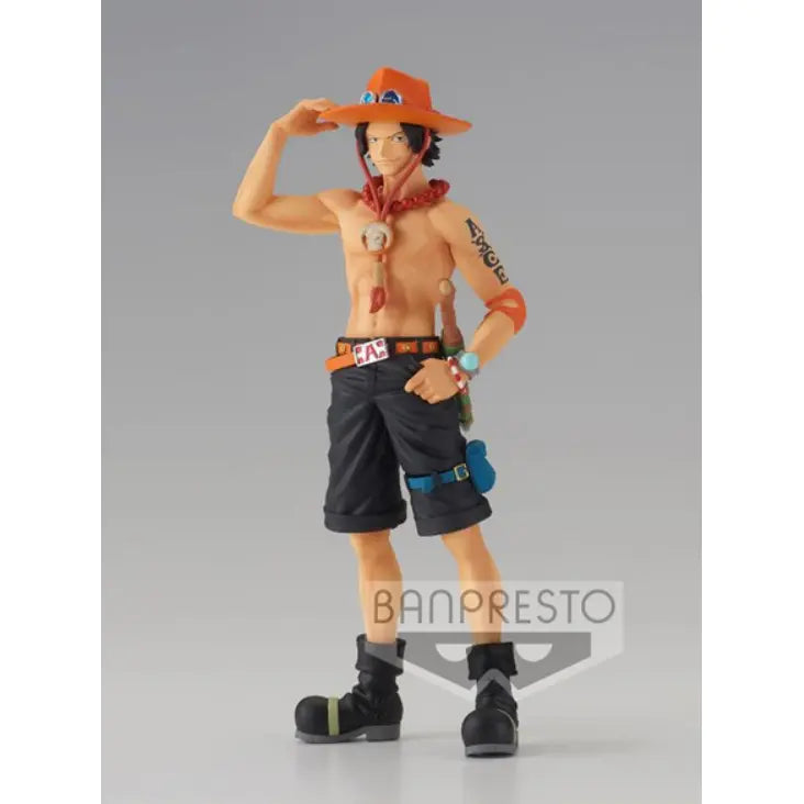 FIGURINE ONE PIECE: GRANDLINE SERIES WANOKUNI - PORTGAS D. ACE Banpresto
