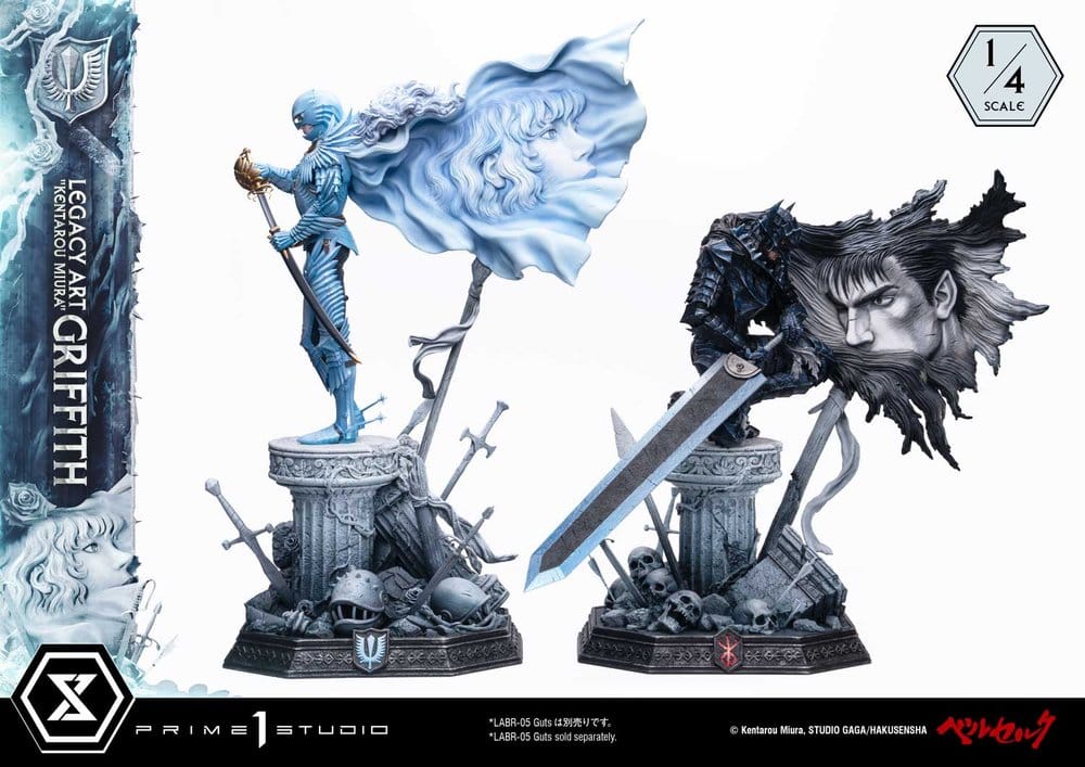 Berserk Griffith, le Faucon de Lumière - Legacy Art Miura 1/4 93 cm - La Case Au Tresor