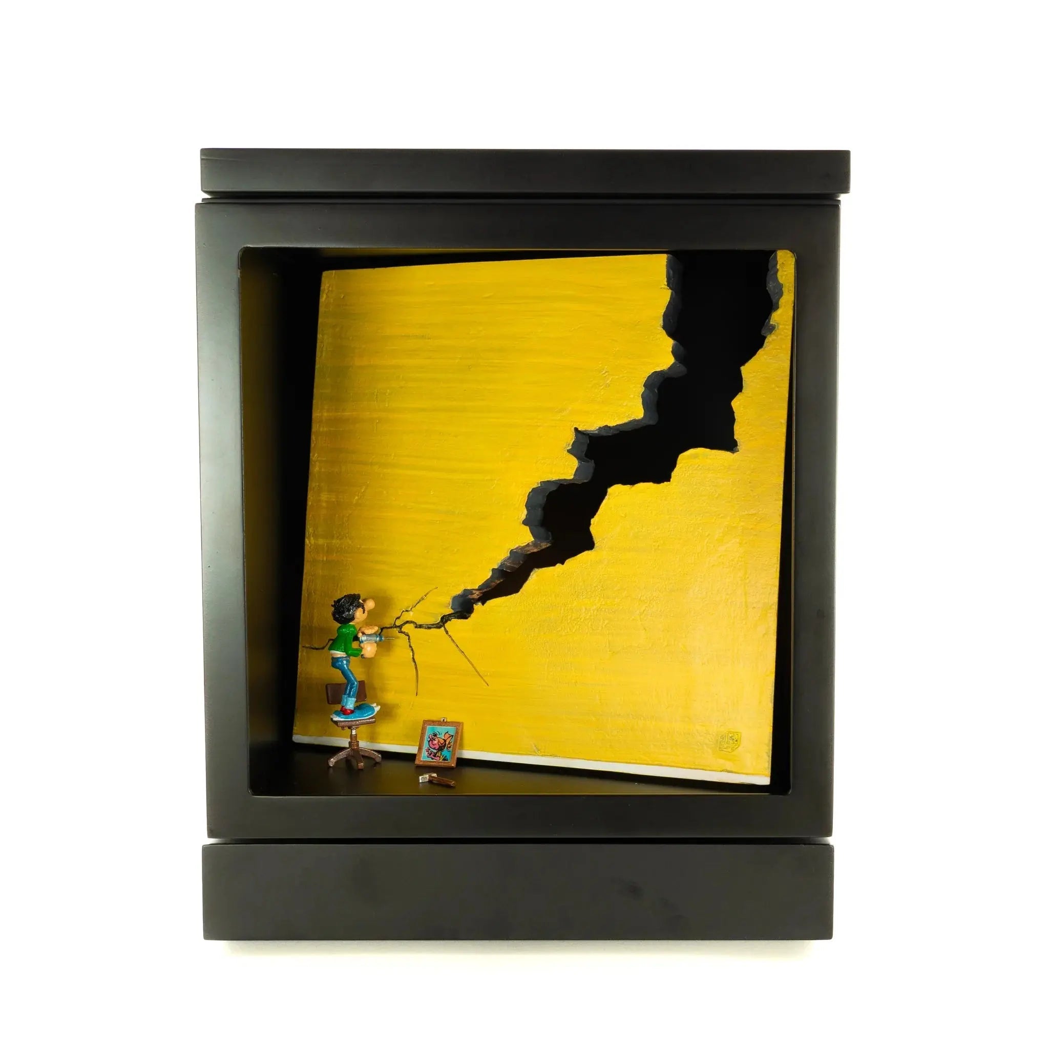 CUBE PIXIRAMA: GASTON LAGAFFE PERCEUSE - La Case Au Tresor