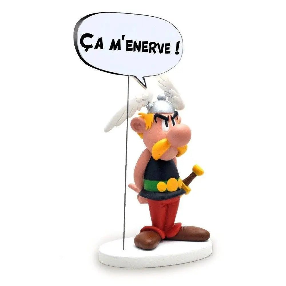 Figurine Astérix : ASTERIX BULLE "ÇA M'ENERVE !" - La Case Au Tresor