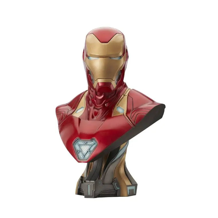 FIGURINE AVENGERS: INFINITY WAR LEGENDS IN 3D BUSTE 1/2 IRON MAN MK50 - La Case Au Tresor