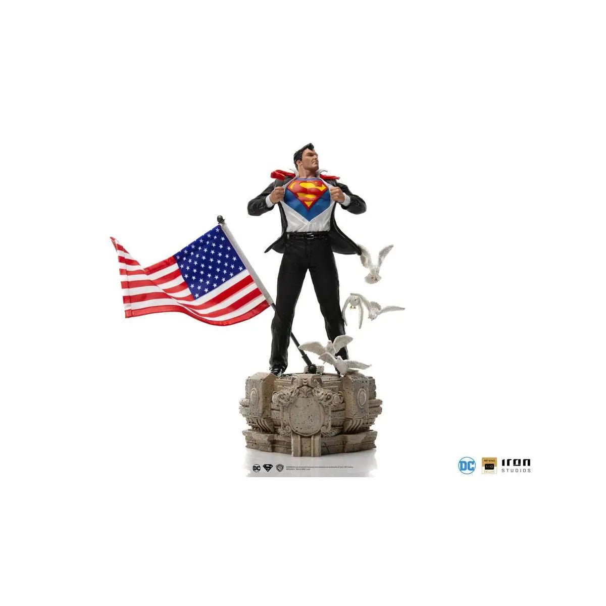 FIGURINE DC COMICS: SUPERMAN / CLARK KENT - STATUETTE 1/10 DELUXE ART SCALE - La Case Au Tresor