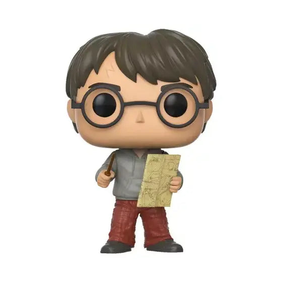 FIGURINE POP: HARRY POTTER - HARRY AVEC LA CARTE DU MARAUDEUR - La Case Au Tresor
