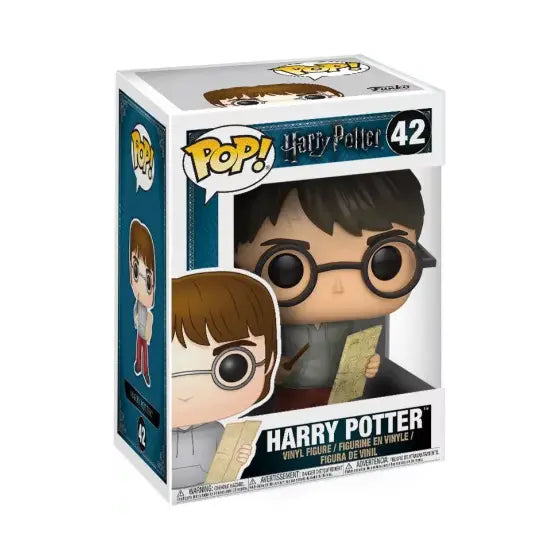 FIGURINE POP: HARRY POTTER - HARRY AVEC LA CARTE DU MARAUDEUR - La Case Au Tresor