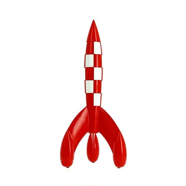 FIGURINE TINTIN: FUSEE 90 CM - La Case Au Tresor