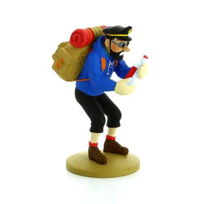 FIGURINE TINTIN: HADDOCK BOUTEILLE VIDE - La Case Au Tresor