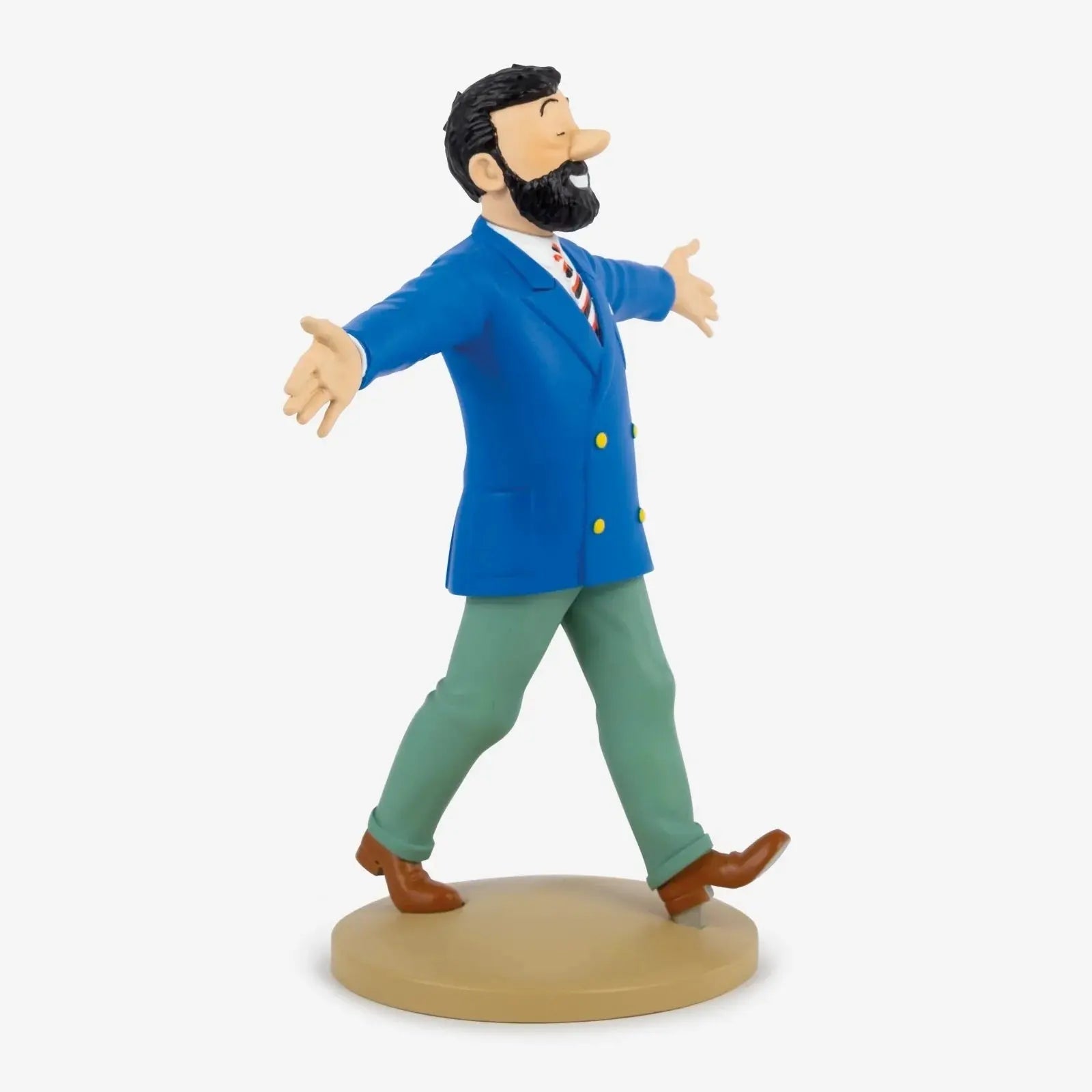 FIGURINE TINTIN - HADDOCK VESTON BLEU - LES BIJOUX DE LA CASTAFIORE - La Case Au Tresor