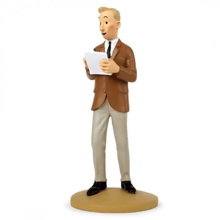 FIGURINE TINTIN: HERGÉ REPORTER - La Case Au Tresor