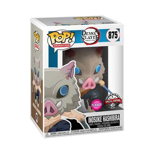 FIGURINE POP: DEMON SLAYER - INOSUKE HASIBARA FLOCKED EDITION Funko
