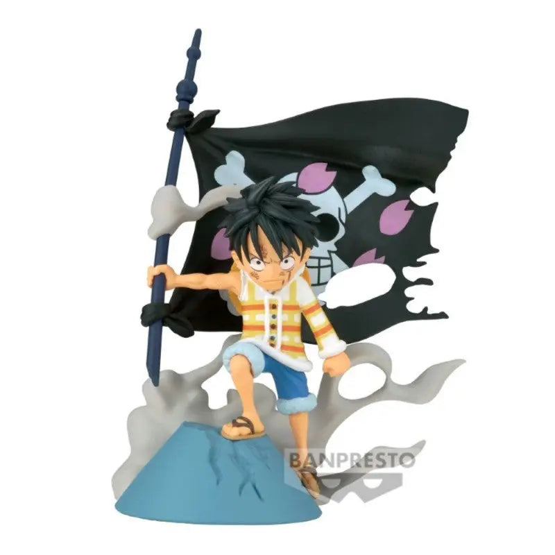 FIGURINE ONE PIECE - MONKEY D. LUFFY - FIGURINE WCF - LOG STORIES Banpresto