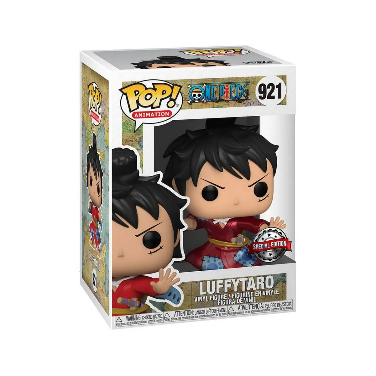 FIGURINE POP: ONE PIECE - LUFFYTARO LUFFY KIMONO EXCLUSIVE SPECIAL EDITION 921 Funko