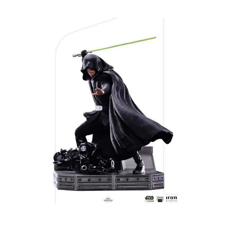FIGURINE STAR WARS THE MANDALORIAN: LUKE SKYWALKER COMBAT Iron Studios