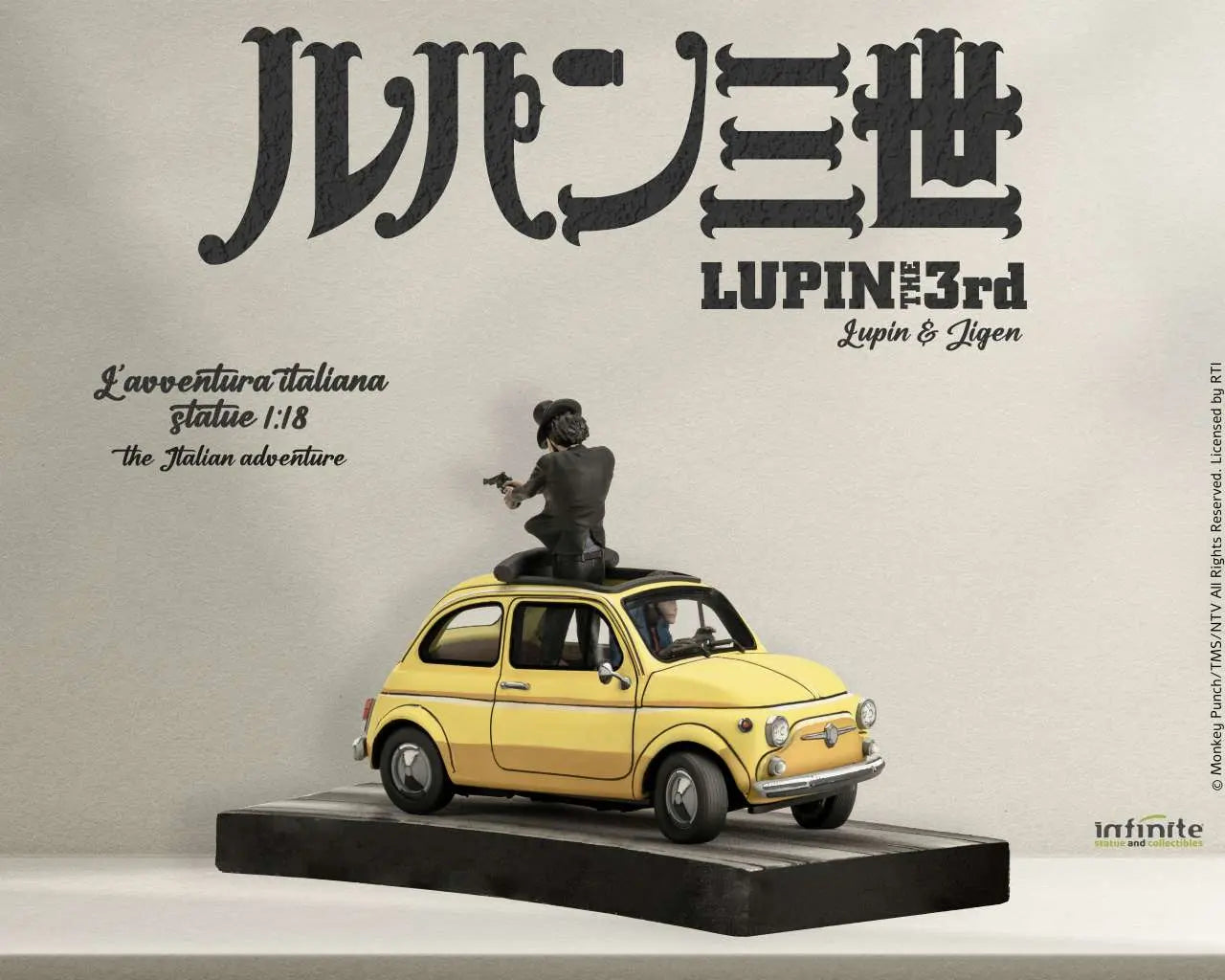 FIGURINE LUPIN III: L'AVENTURE ITALIENNE INFINITE STATUE