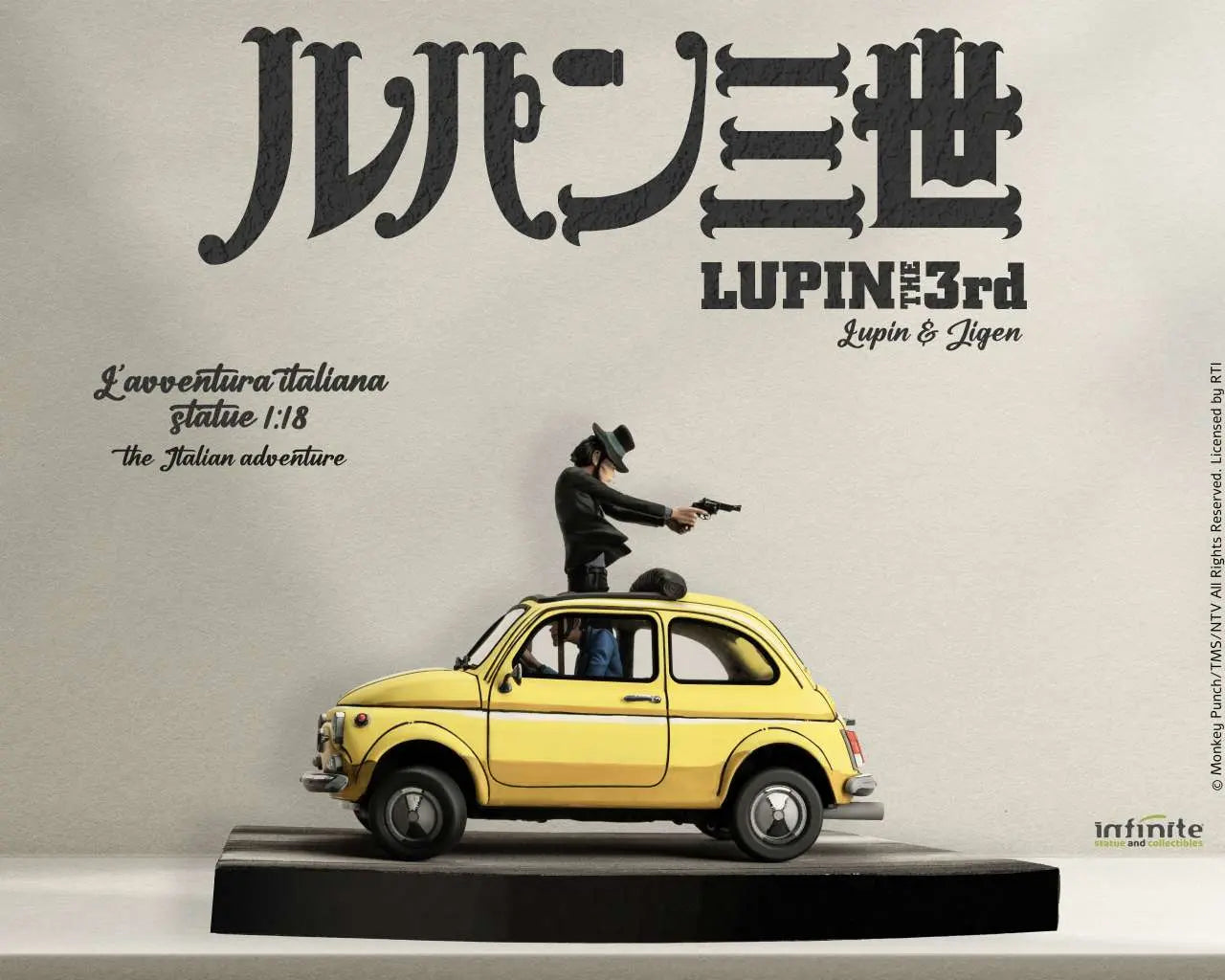 FIGURINE LUPIN III: L'AVENTURE ITALIENNE INFINITE STATUE