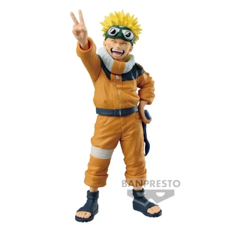 FIGURINE NARUTO - UZUMAKI NARUTO SIGNE PEACE Banpresto