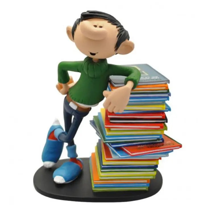 FIGURINE GASTON: PILE D'ALBUMS Plastoy