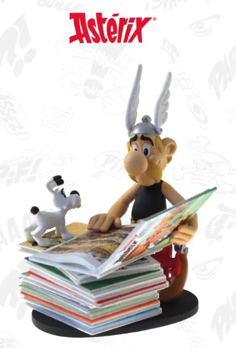 FIGURINE ASTERIX: PILE DE LIVRES Plastoy