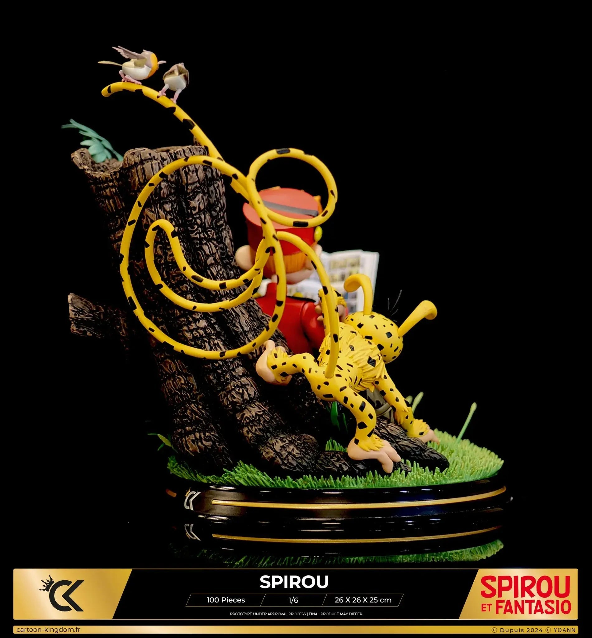 SPIROU - MARSUPILAMI - HOMMAGE A FRANQUIN 1/6e (100 EX) - La Case Au Tresor