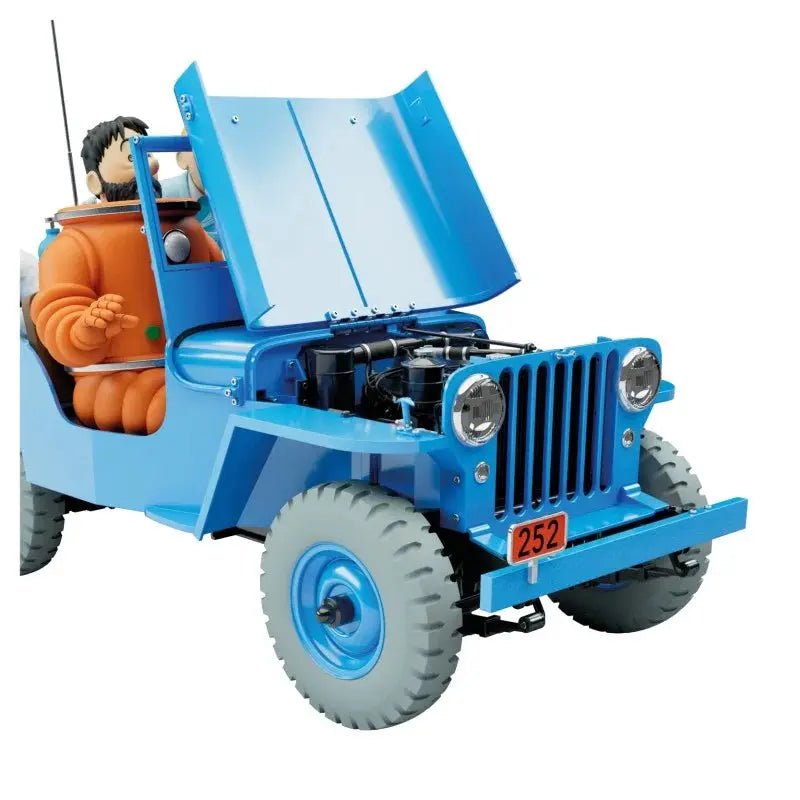 Tintin - La Jeep Bleue "Objectif Lune" 1:8 - La Case Au Tresor