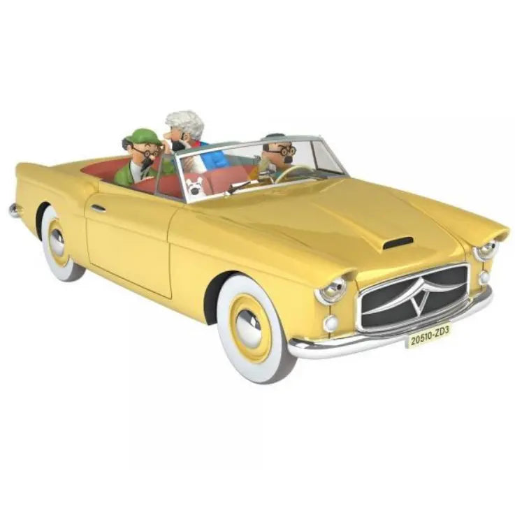 VEHICULE TINTIN: CABRIOLET BORDURE 1/24 - La Case Au Tresor