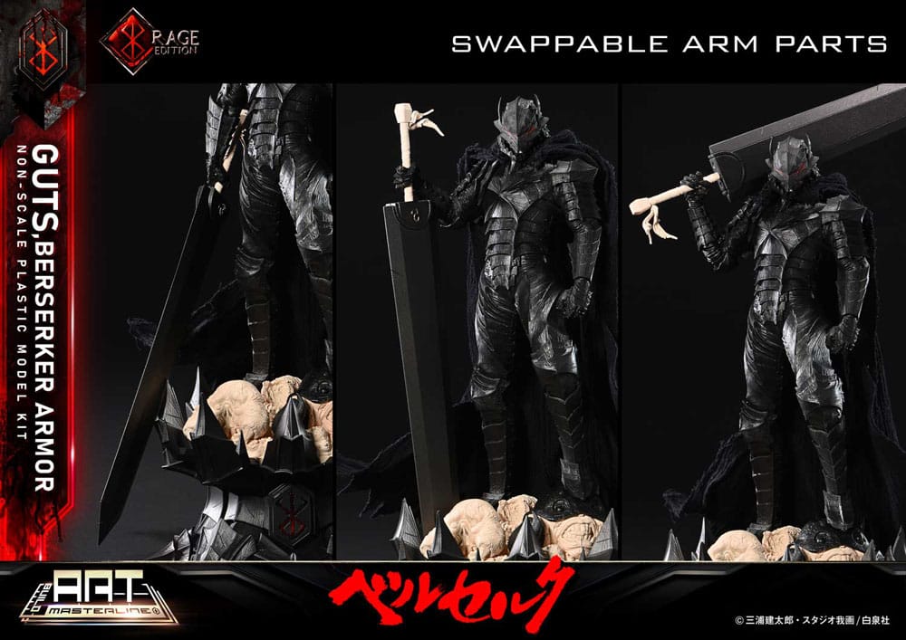 Guts Berserk en Armure du Berserker, kit Build Art Masterline de Prime 1 Studio, 30 cm - vue 4