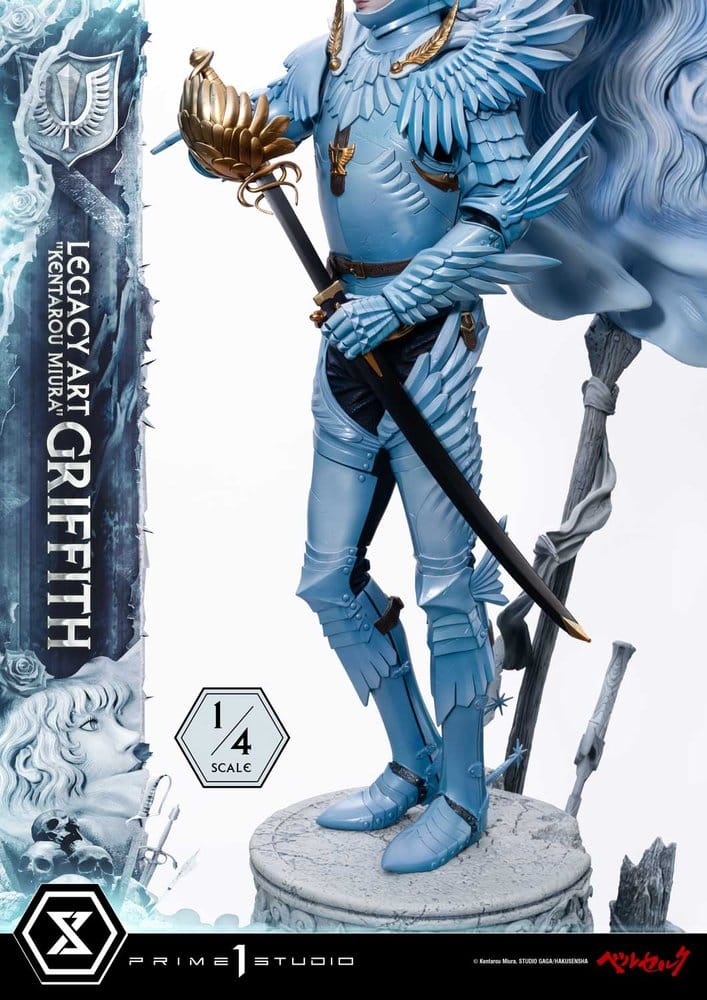 Griffith Berserk, statuette Legacy Art Kentarou Miura à l'échelle 1/4 par Prime 1 Studio - vue 24