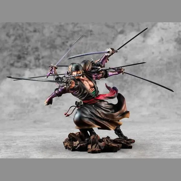 FIGURINE ONE PIECE: EXCELLENT MODEL P.O.P SA-MAXIMUM RORONOA ZORO - VER DEMON SPIRIT KYUUTOURYUU ASURA Megahouse