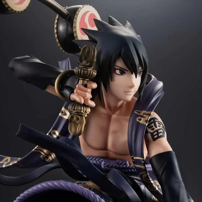 FIGURINE NARUTO SHIPPUDEN: PVC PRECIOUS G.E.M. SERIES SASUKE UCHIHA THUNDER GOD - La Case Au Tresor