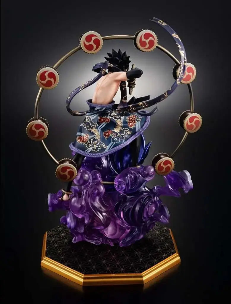 FIGURINE NARUTO SHIPPUDEN: PVC PRECIOUS G.E.M. SERIES SASUKE UCHIHA THUNDER GOD - La Case Au Tresor