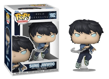 FIGURINE POP - SOLO LEVELING - Sung Jinwoo avec Chase FUNKO