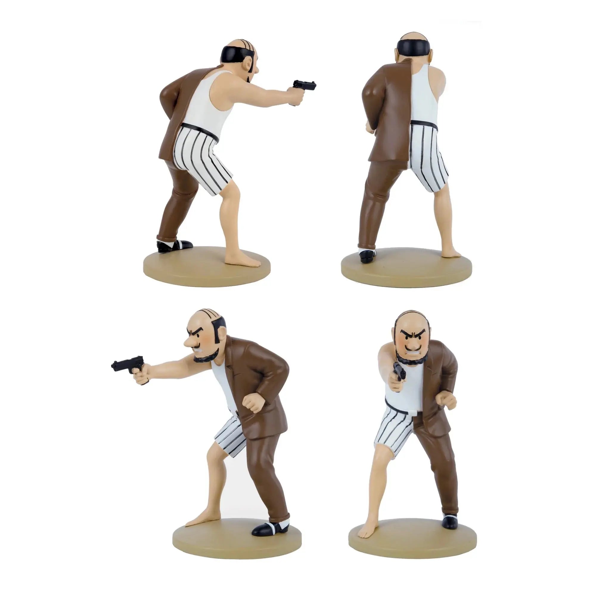 FIGURINE TINTIN - ALONZO PEREZ LE CERVEAU - L'OREILLE CASSEE Tintinimaginatio